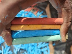 Séchage craie de couleur, bonne qualité, ....